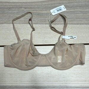 NWT Aerie Smoothez Green Sheer Balconette Bra 34B